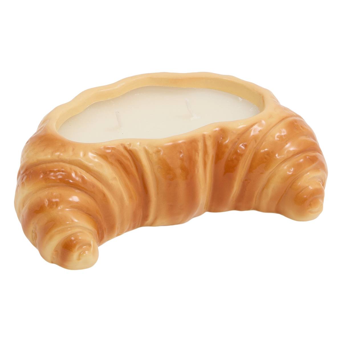 Bougie parfumée oblong en dolomite FRA beige, ATMOSPHERA