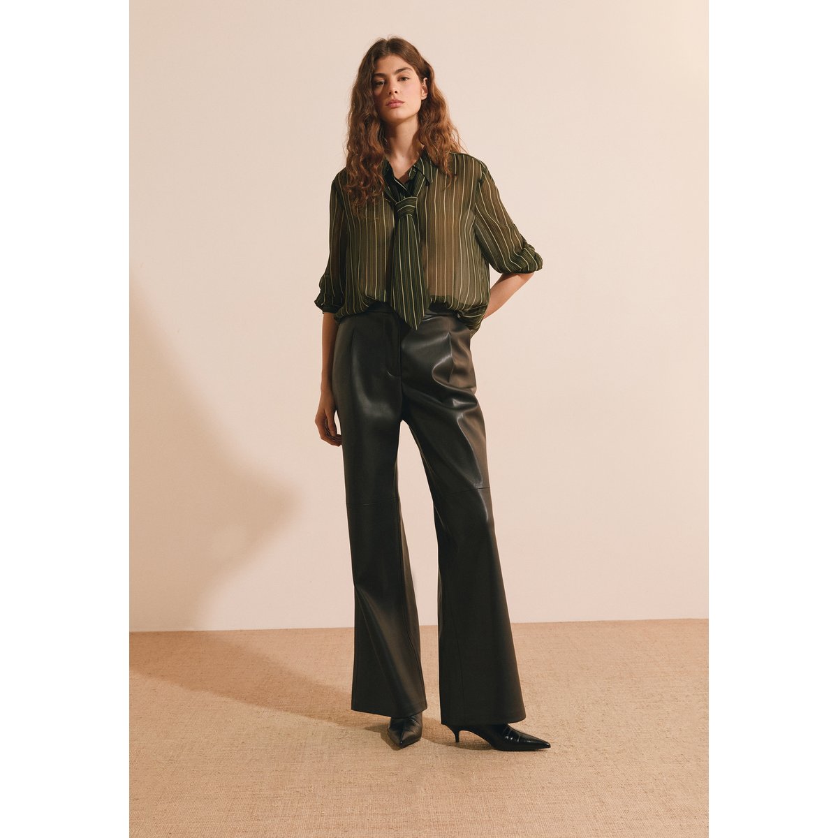 Pantalon droit ELTON noir, ETAM