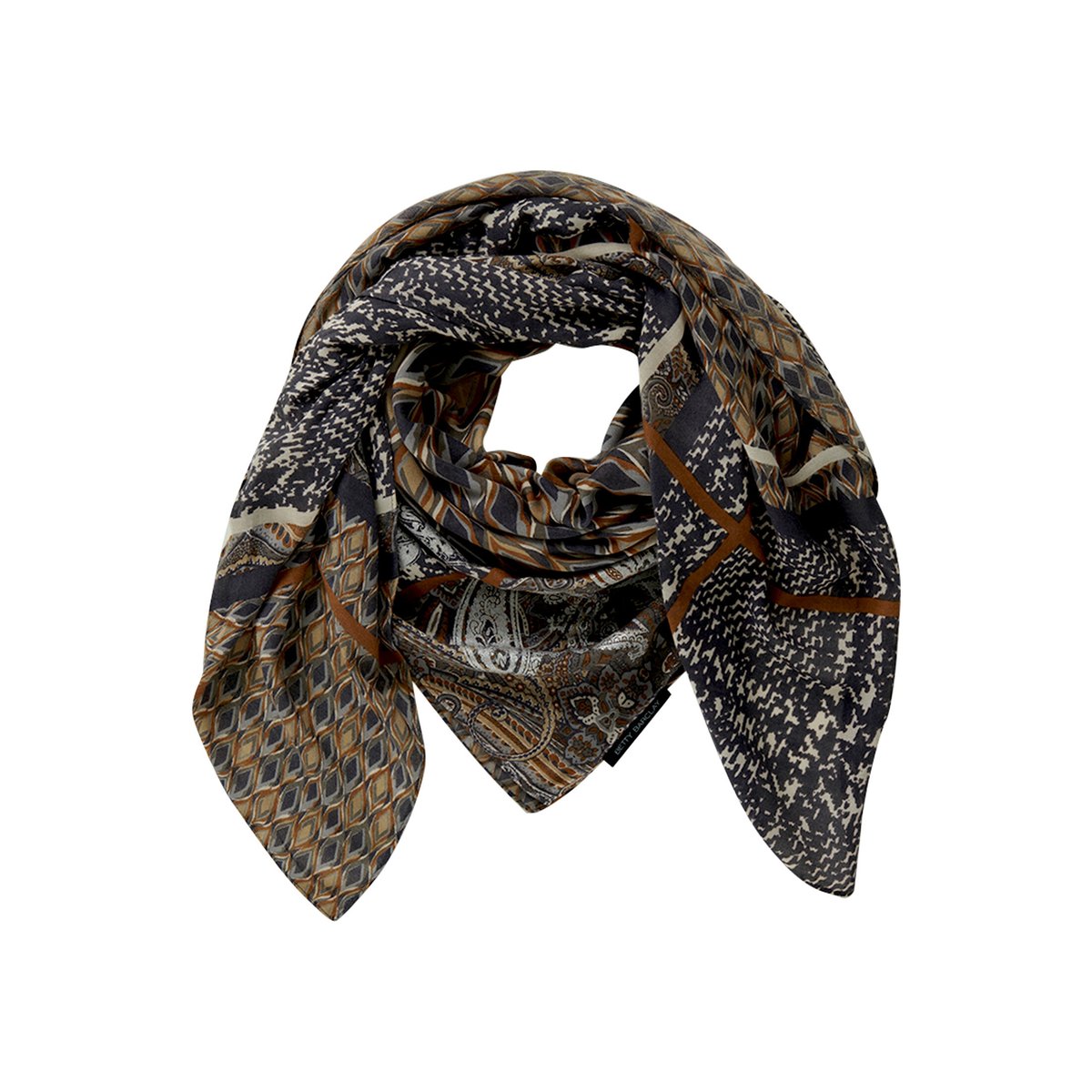 Foulard à impression gris/beige, BETTY BARCLAY
