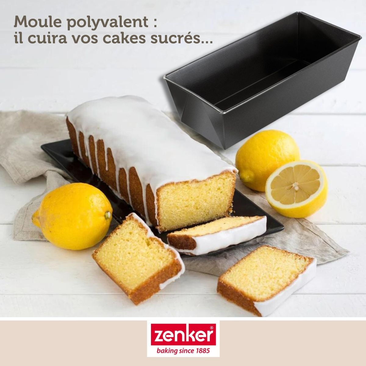 Moule à pain Zenker Pure noir, ZENKER