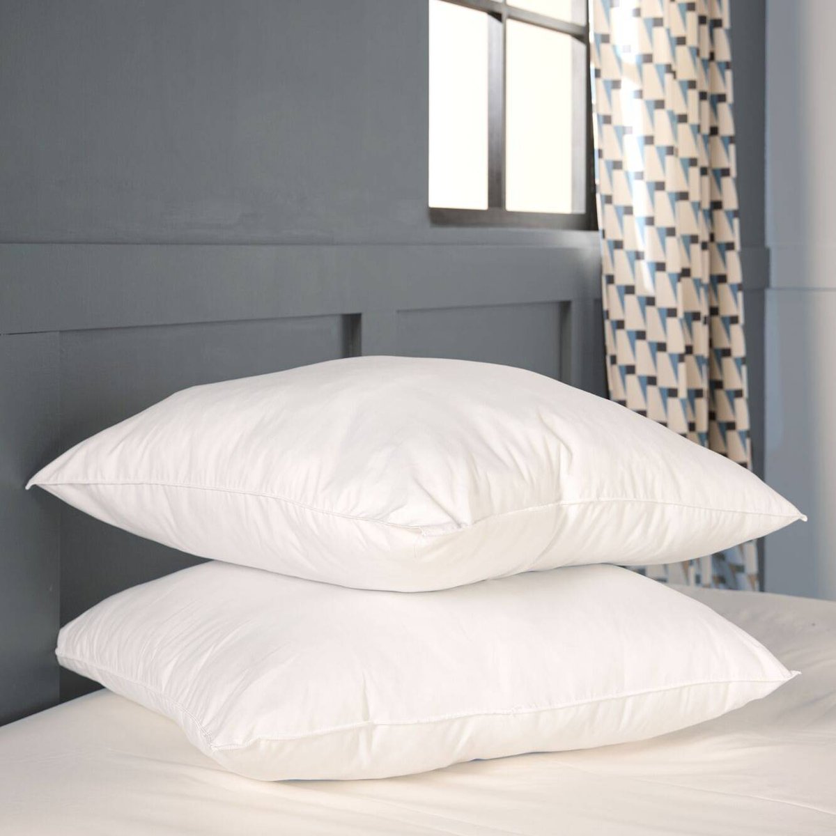 Lot de 2 oreillers - PACOME couleur unique, CAMIF