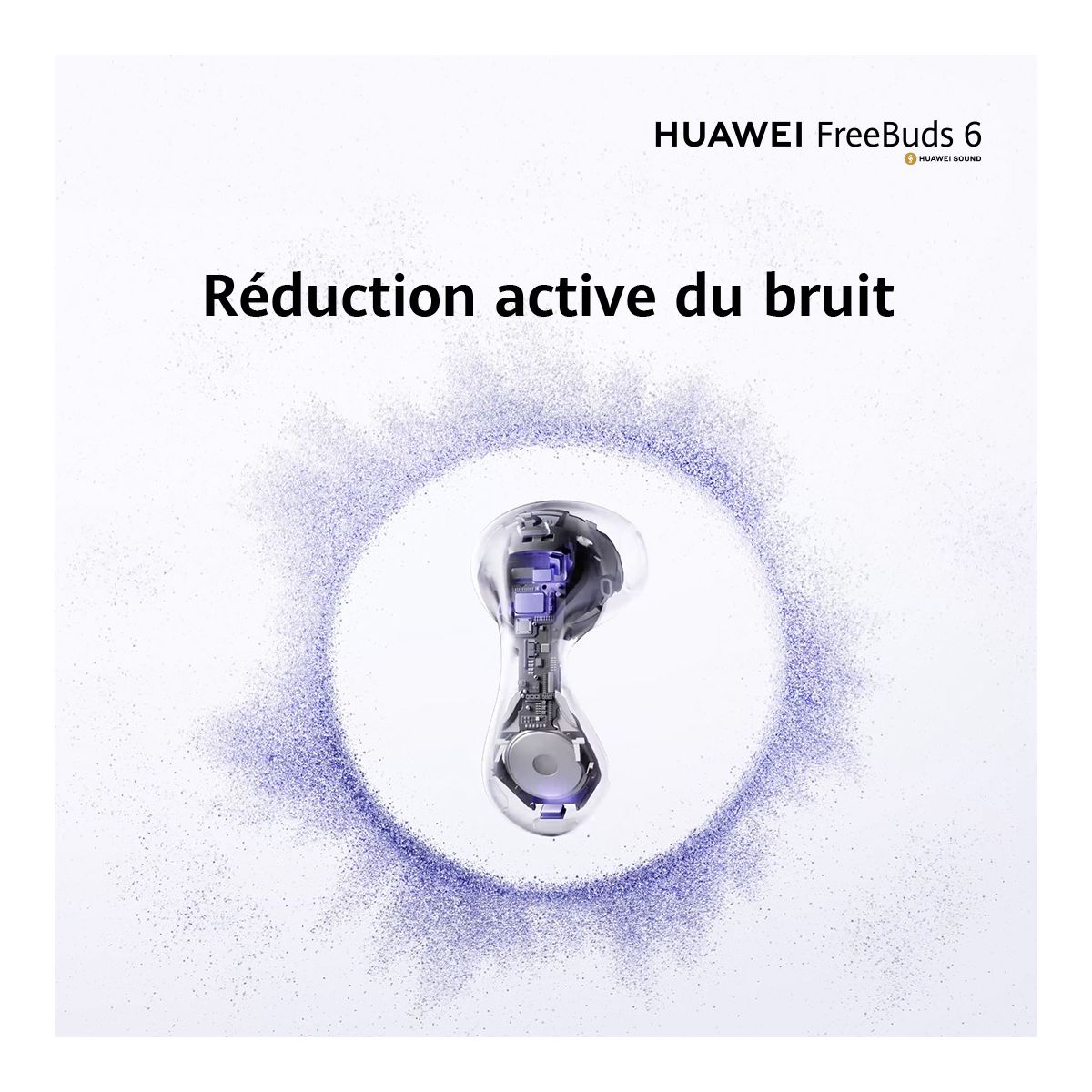 Ecouteurs Freebuds 6 Blanc blanc, HUAWEI
