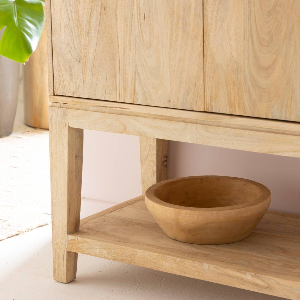 Buffet en bois de manguier ODE bois clair, MADE IN MEUBLES 