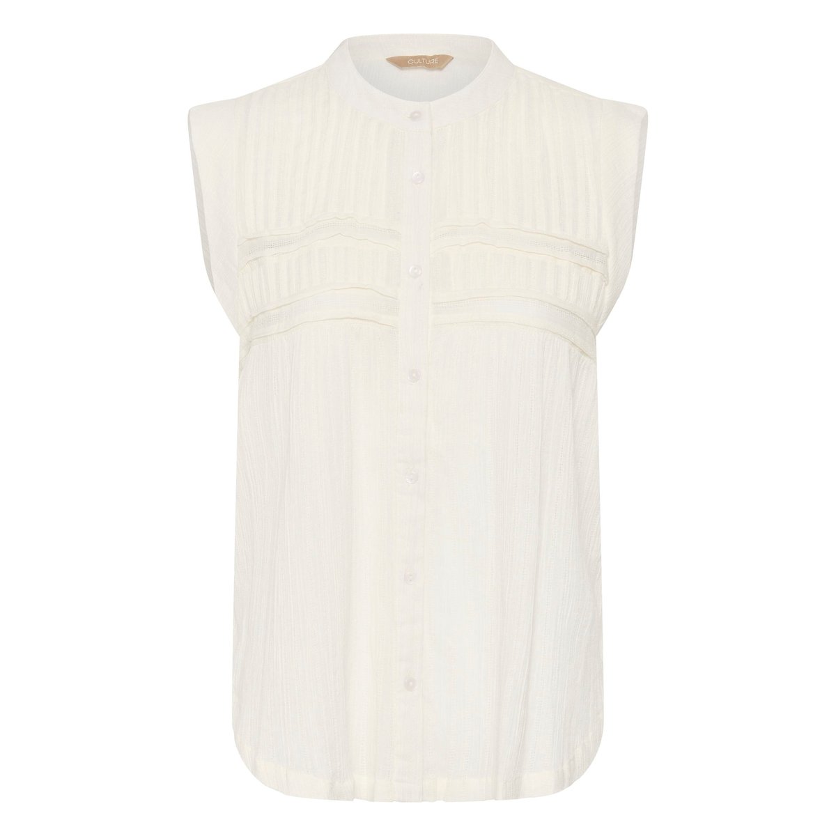 Blouse sans manches blanc spring gardenia, CULTURE