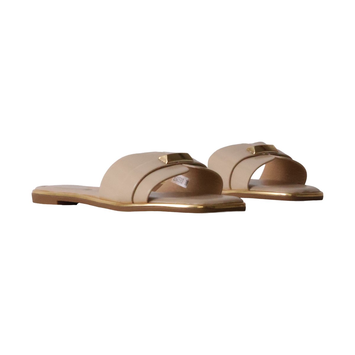 Mules Plate à Enfiler beige, ENZA NUCCI
