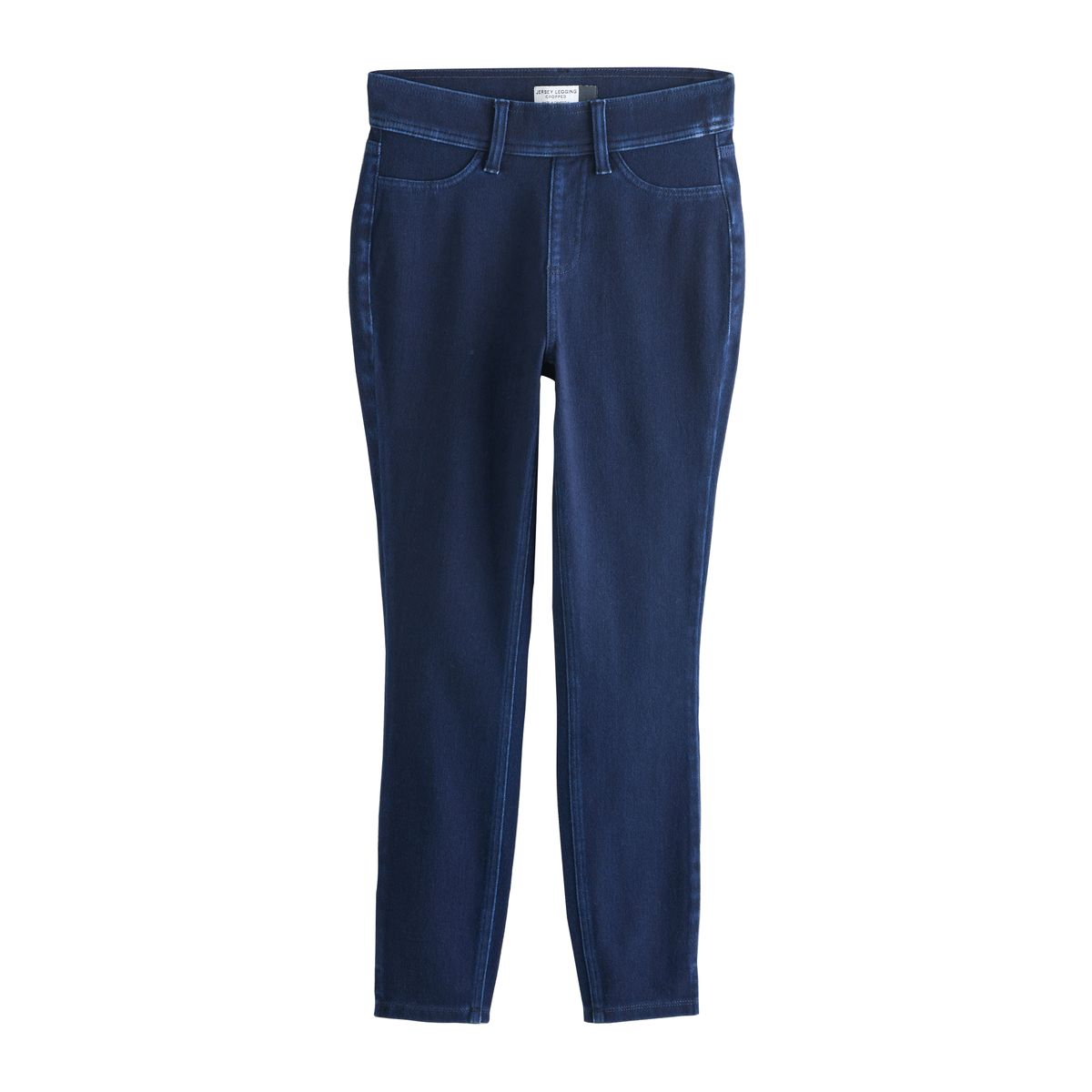 Legging court en denim de jersey brut, NEXT