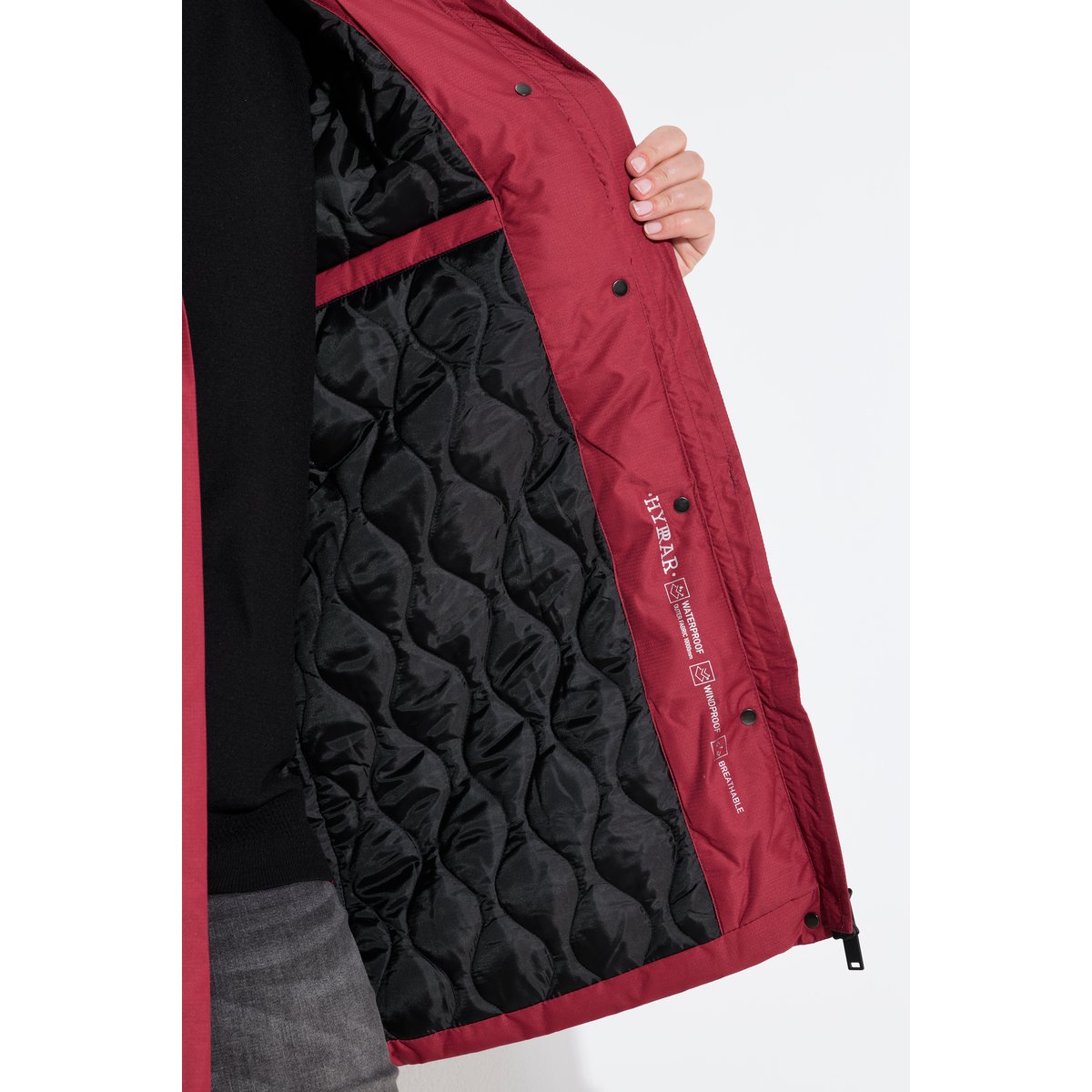 Veste technique HYPRAR, imperméable rouge, ULLA POPKEN