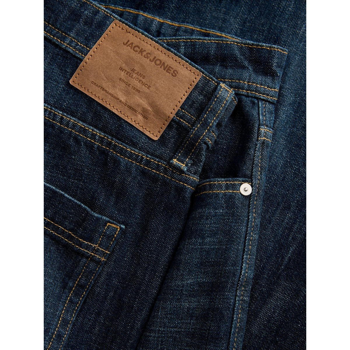 Jean À Coupe Ample bleue - blue denim 1, JACK & JONES