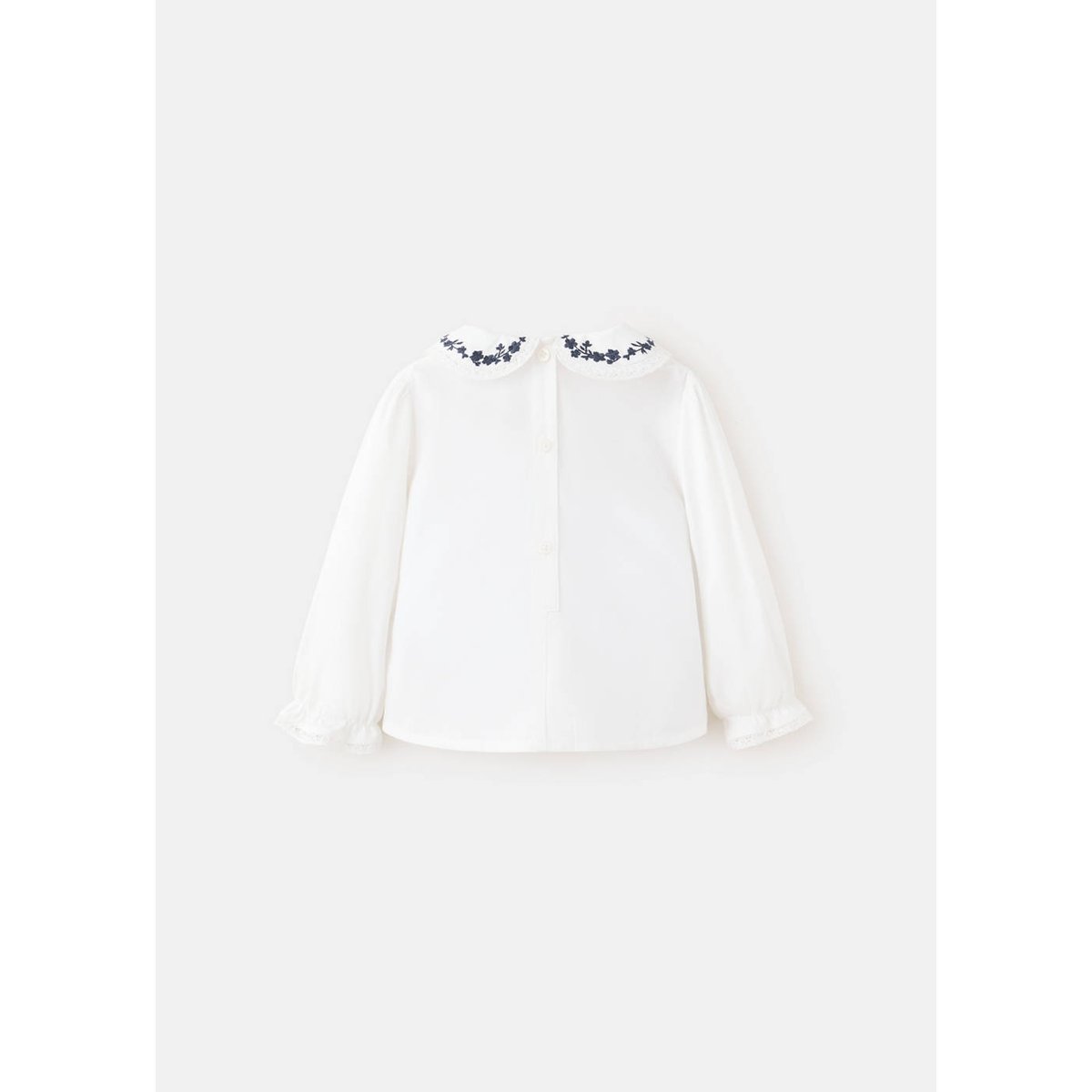 Blouse coton broderie blanc cassé, MANGO BABY
