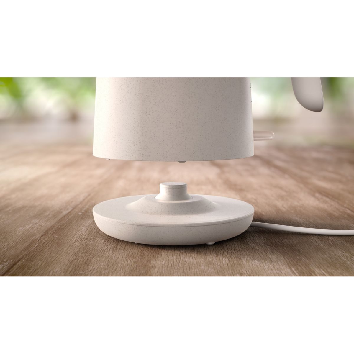 Bouilloire HD9365/10 Bouilloire électrique crème Eco-Conscious 1.7L, 2200W couleur unique, PHILIPS