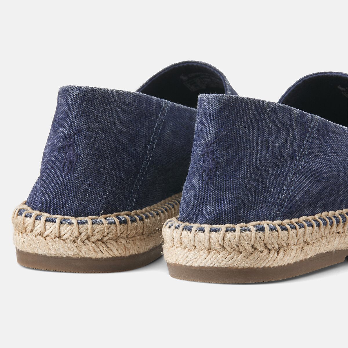 Espadrilles en coton bleu marine, POLO RALPH LAUREN