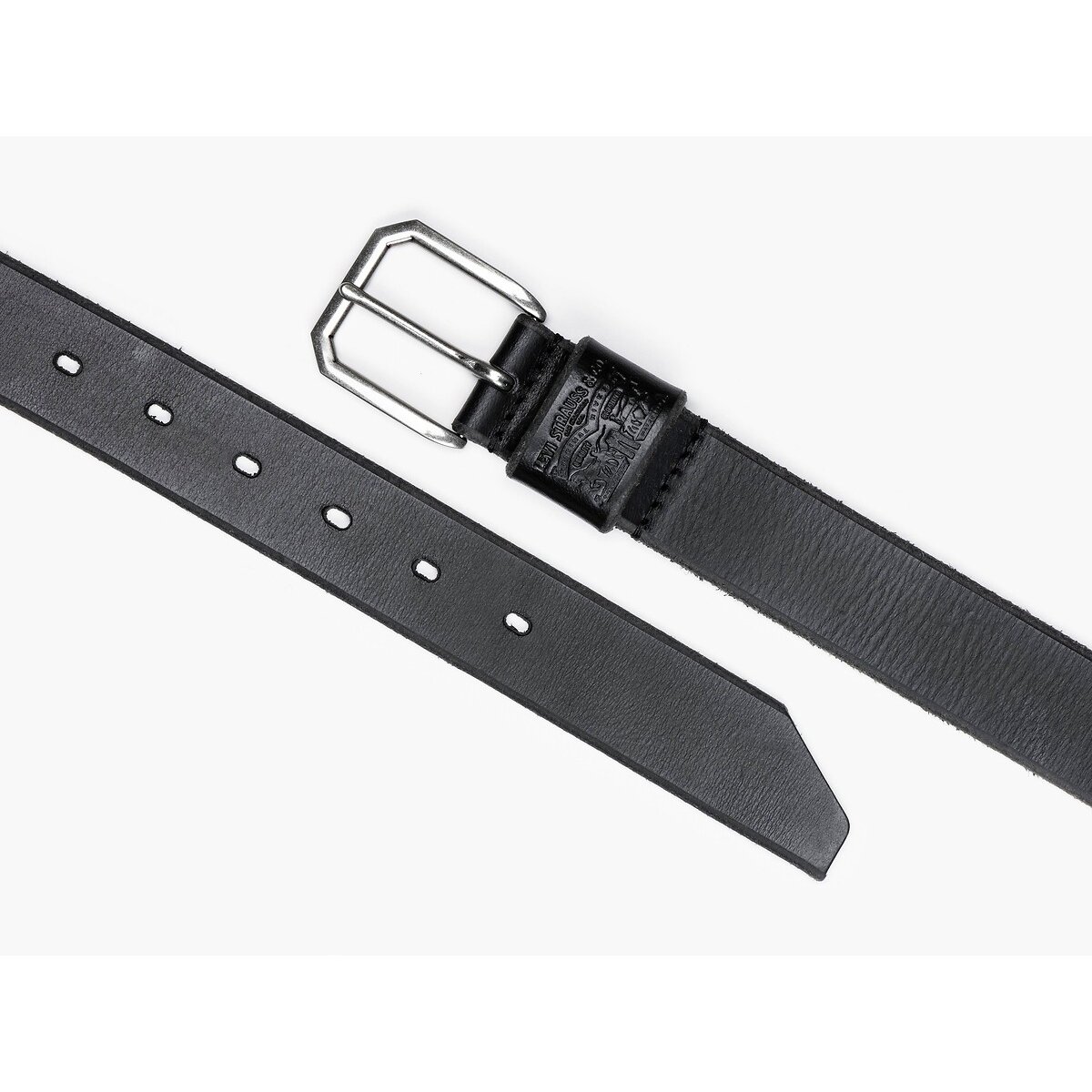 Cintura in pelle Wide Loop Two Horse nero , LEVI'S