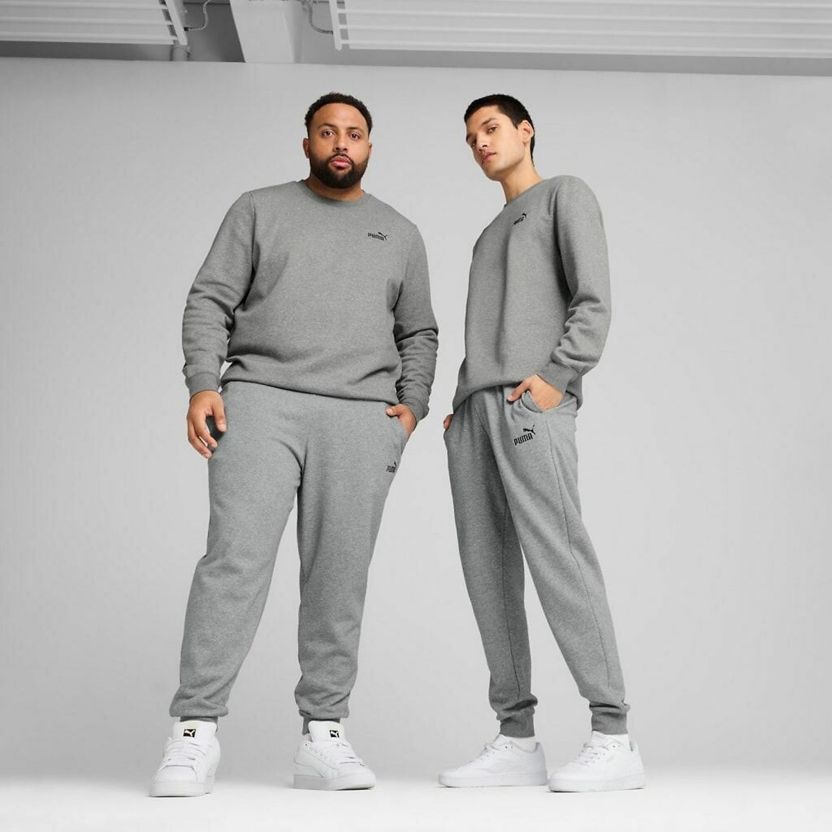 Pantalon de sport essentiel en molleton gris, PUMA