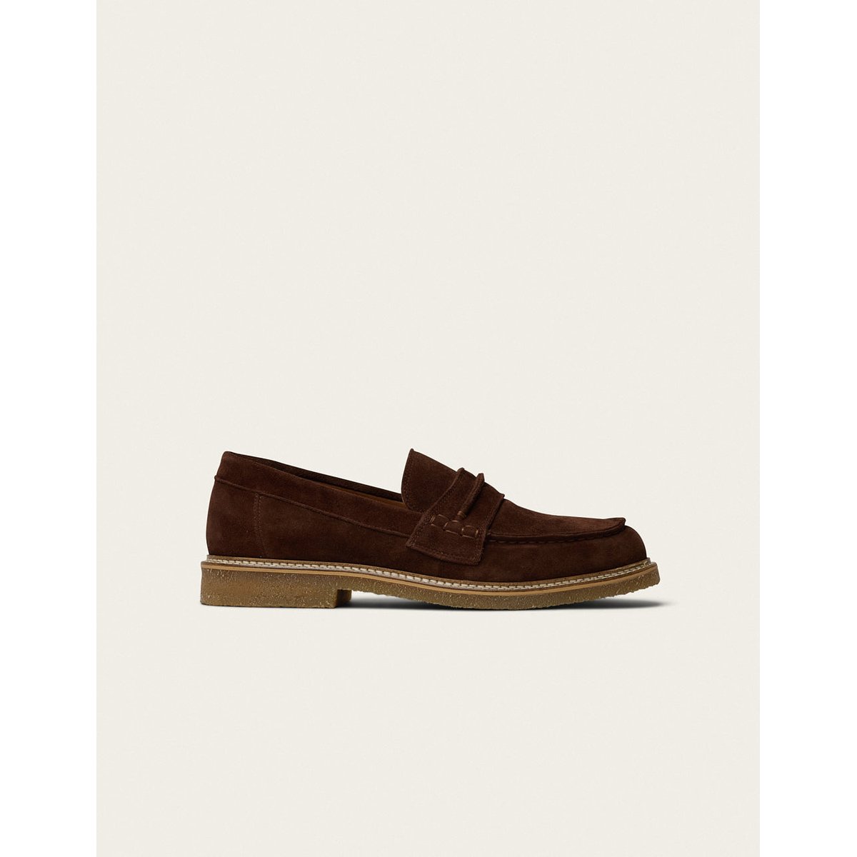 Mocassins IRVIN suède marron, ODAJE