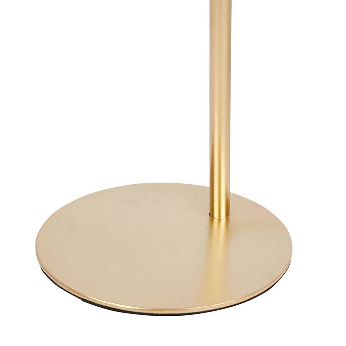 Lampe Métal Dorée Avec Abat-jour Bambou or, DECORATIE