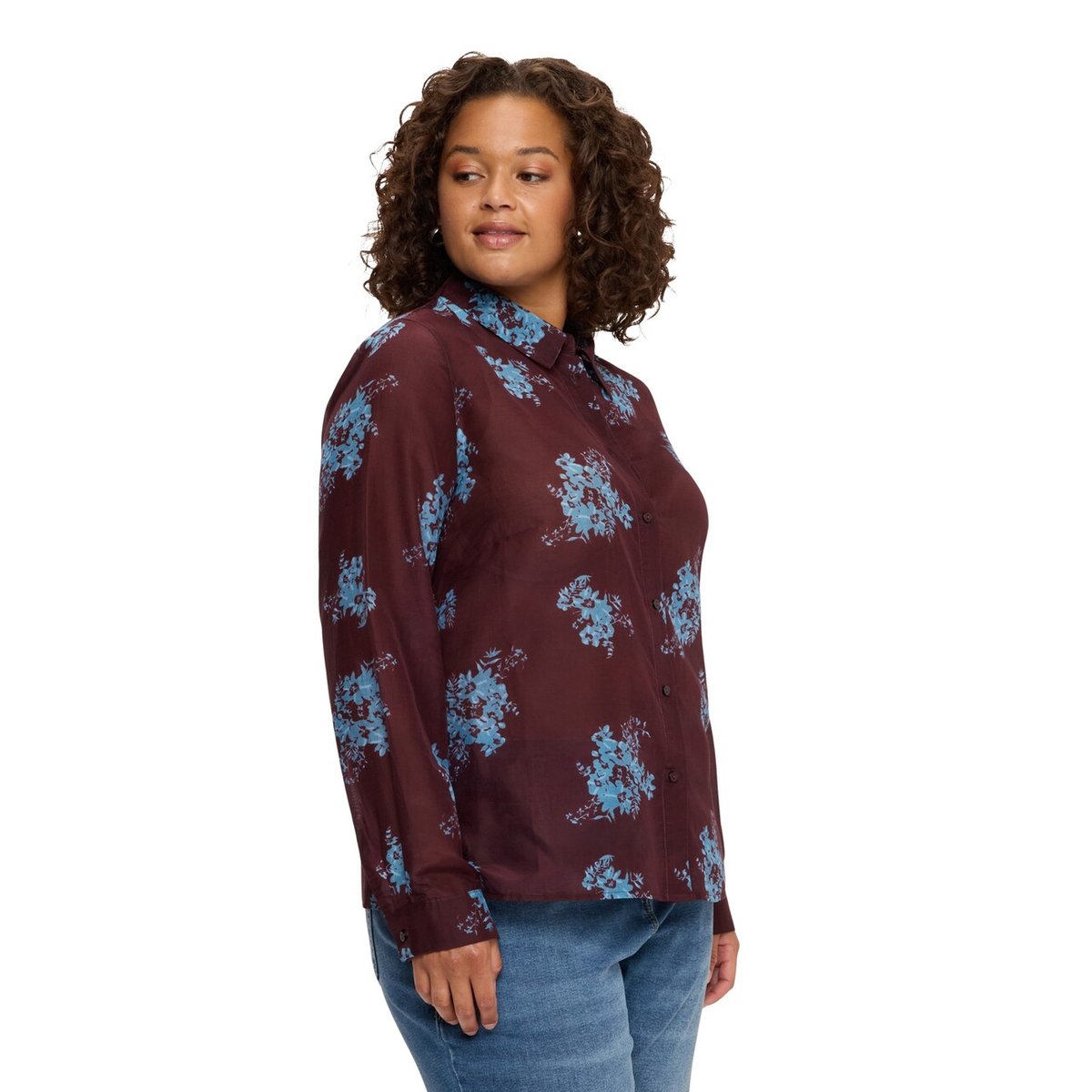 Chemise imprimée burgundy, FIORELLA RUBINO