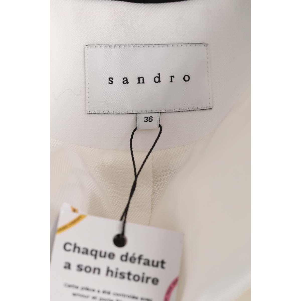 Blazer - Bon État blanc, SANDRO