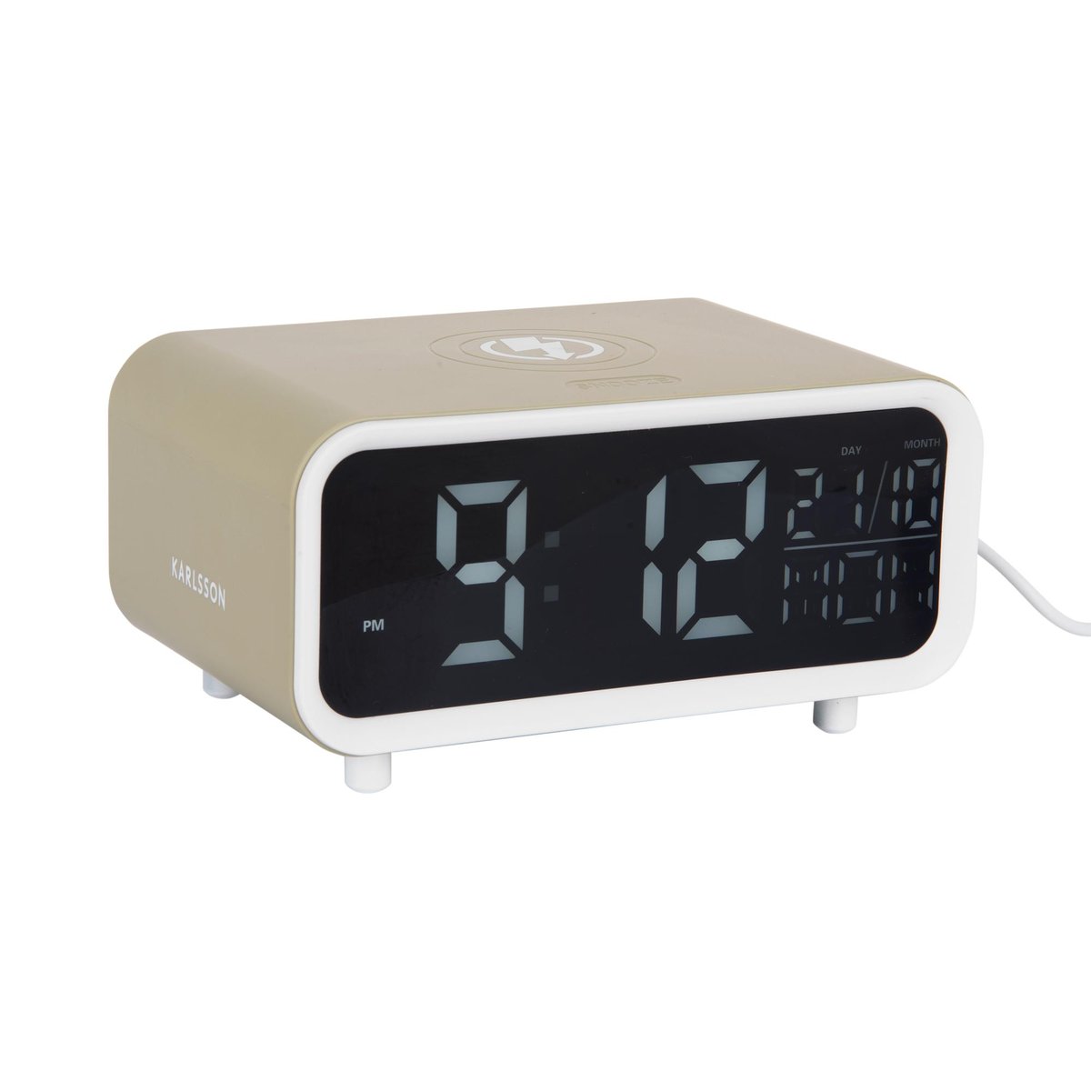 Réveil Thermoplaste CHUNKY LED thé vert, KARLSSON