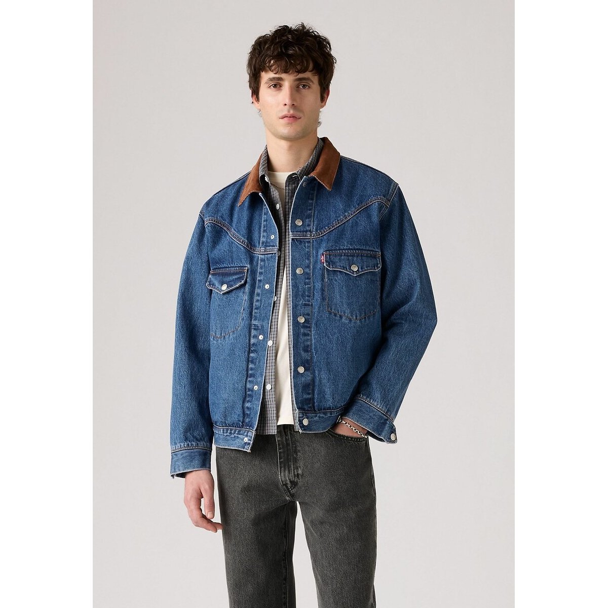 Veste western shorthorn bleu, LEVI'S
