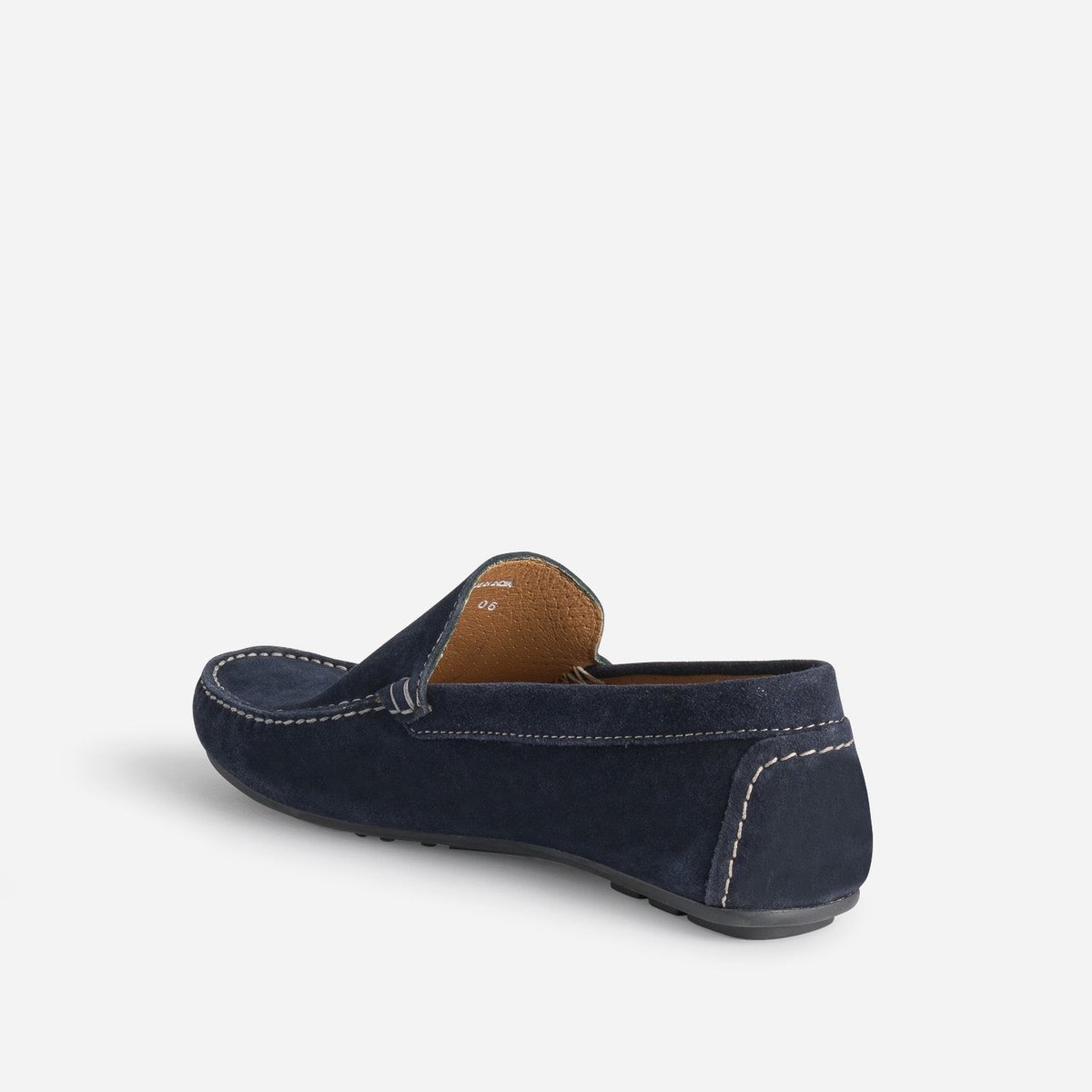 Mocassin en cuir HELMDON marine, ERAM