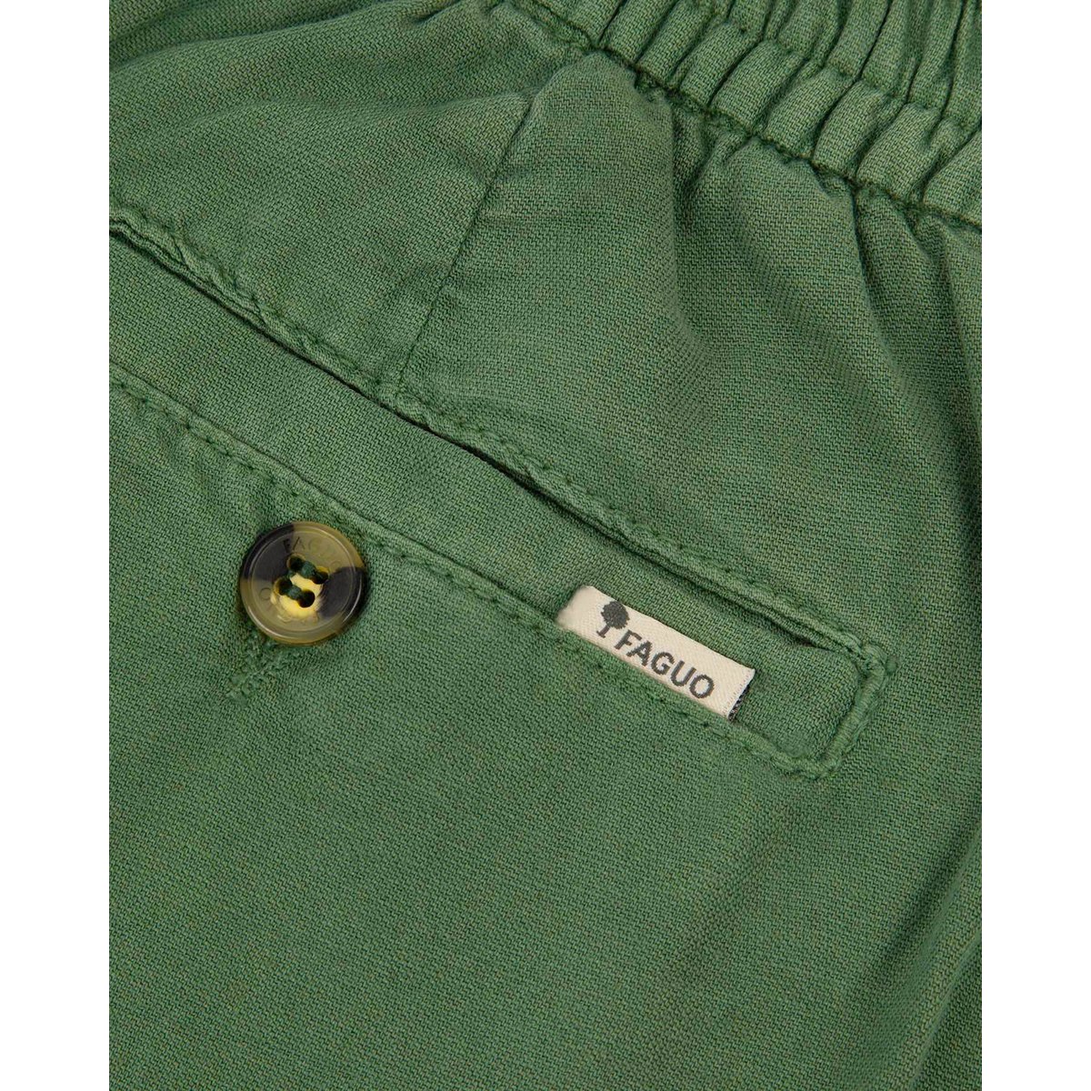 Short élastique CHEVRE vert sapin, FAGUO