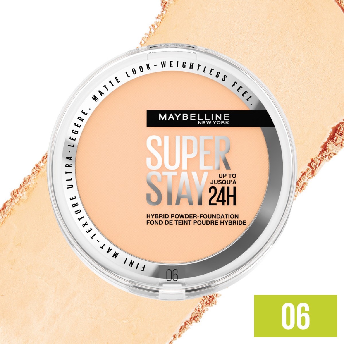 Fond de teint Longue Tenue Superstay 24H 06, MAYBELLINE NEW YORK