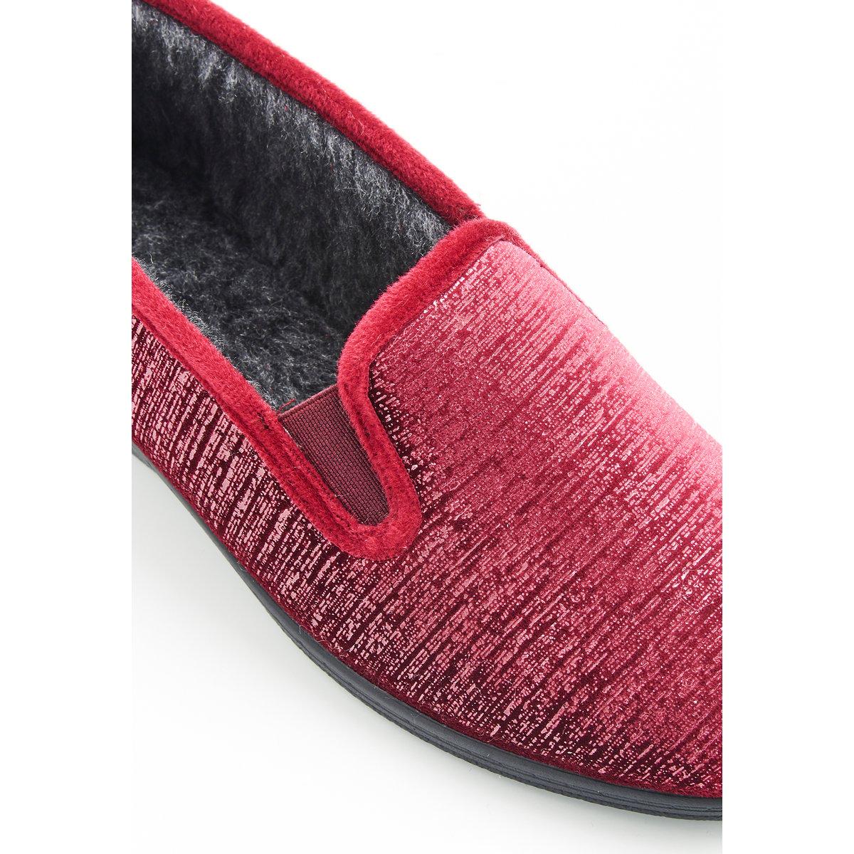 Chaussons irisés Thermolactyl rouge bordeaux, DAMART