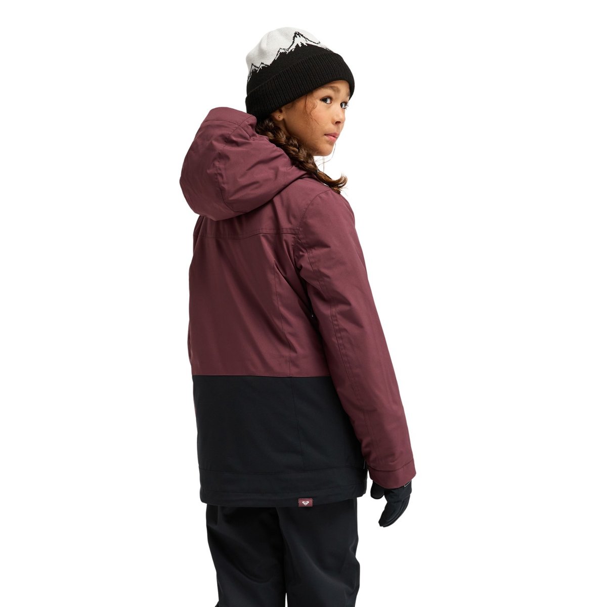 Veste de snow technique DAWNRAE PARKA. rouge huckleberry, ROXY