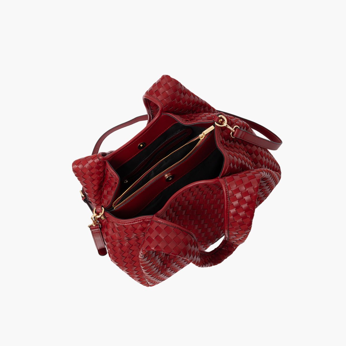 Sac Shopper L Talaya doré,rouge, LOLLIPOPS