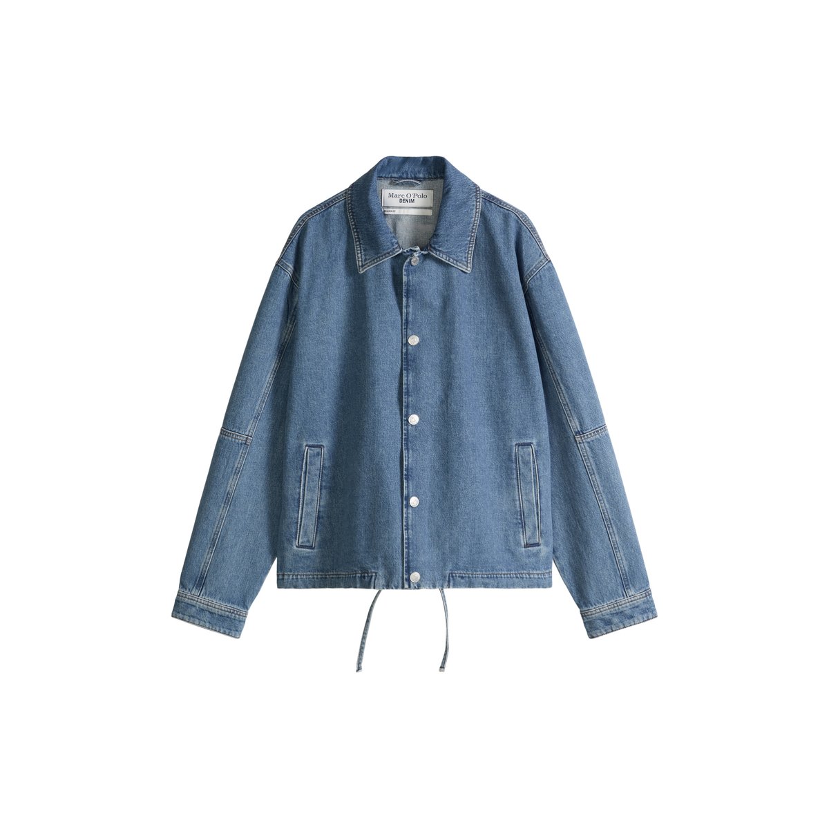 Veste en jean regular avec fibres d'ananas bleu moyen, MARC O’POLO DENIM