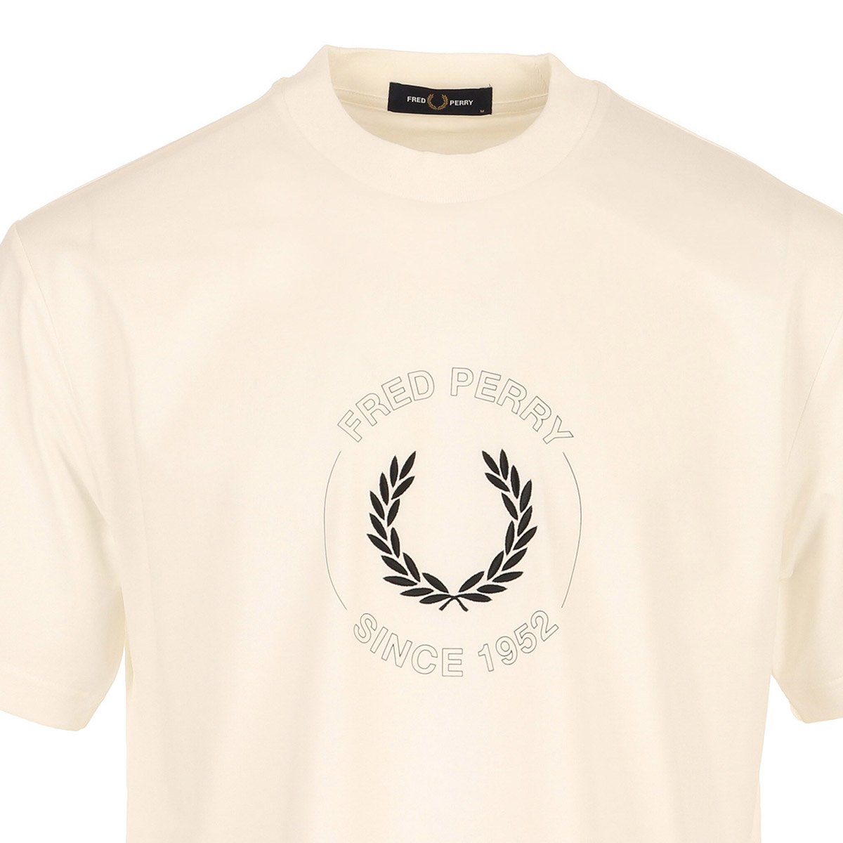 CIRCLE GRAPHIC T-SHIRT snow white, FRED PERRY