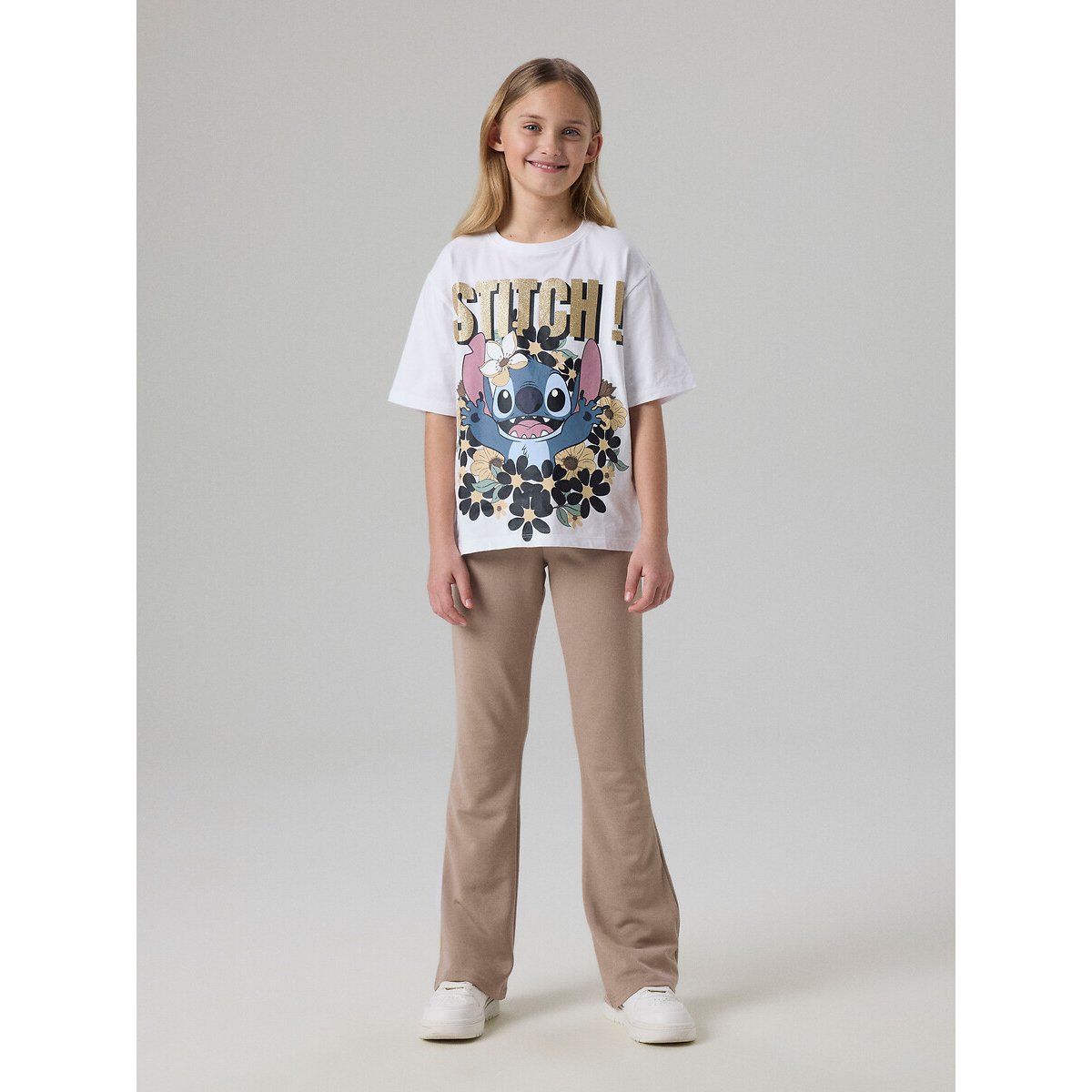 Camiseta de manga corta, STITCH blanco, NAME IT