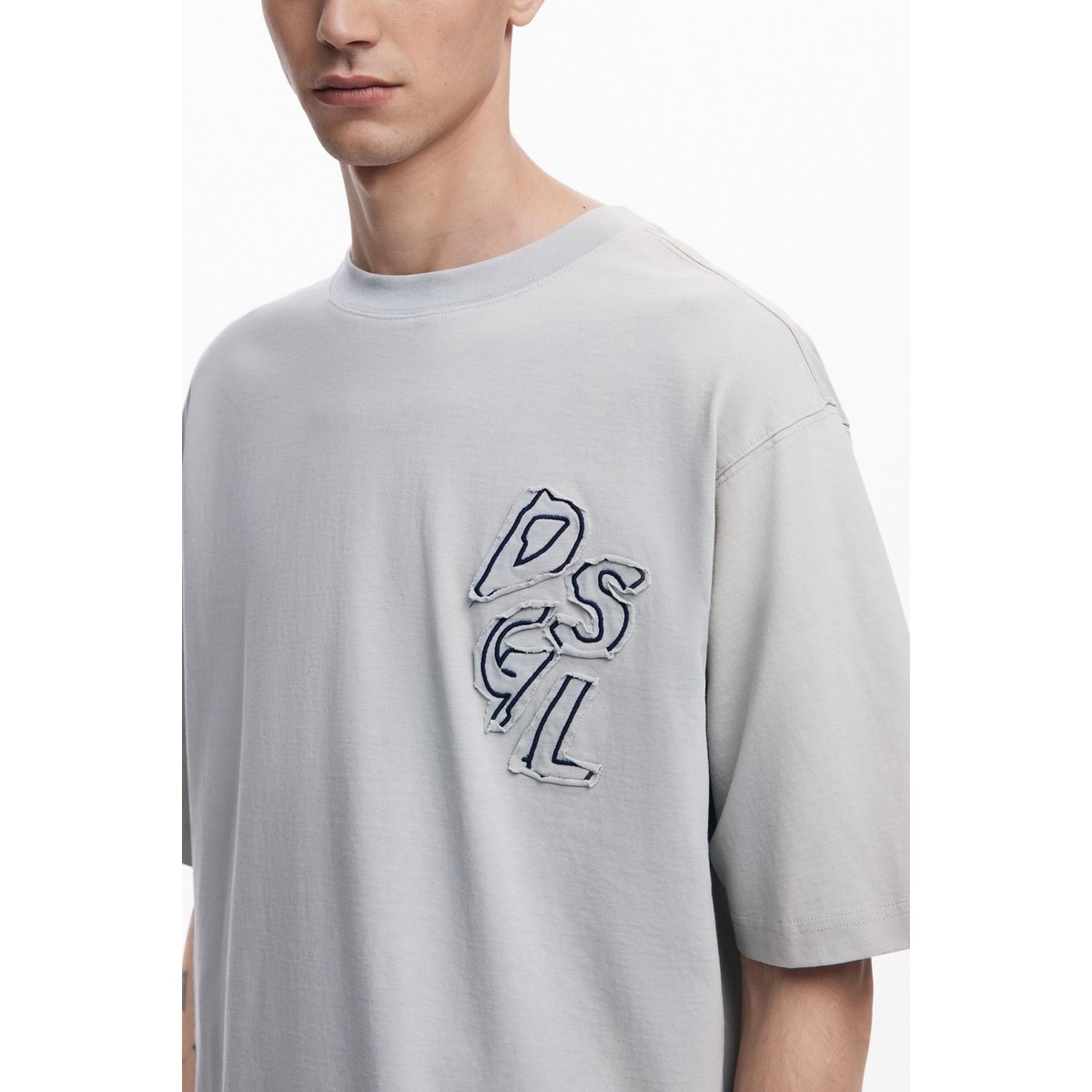 T-shirt en denim Mickey Mouse™ gris, DESIGUAL