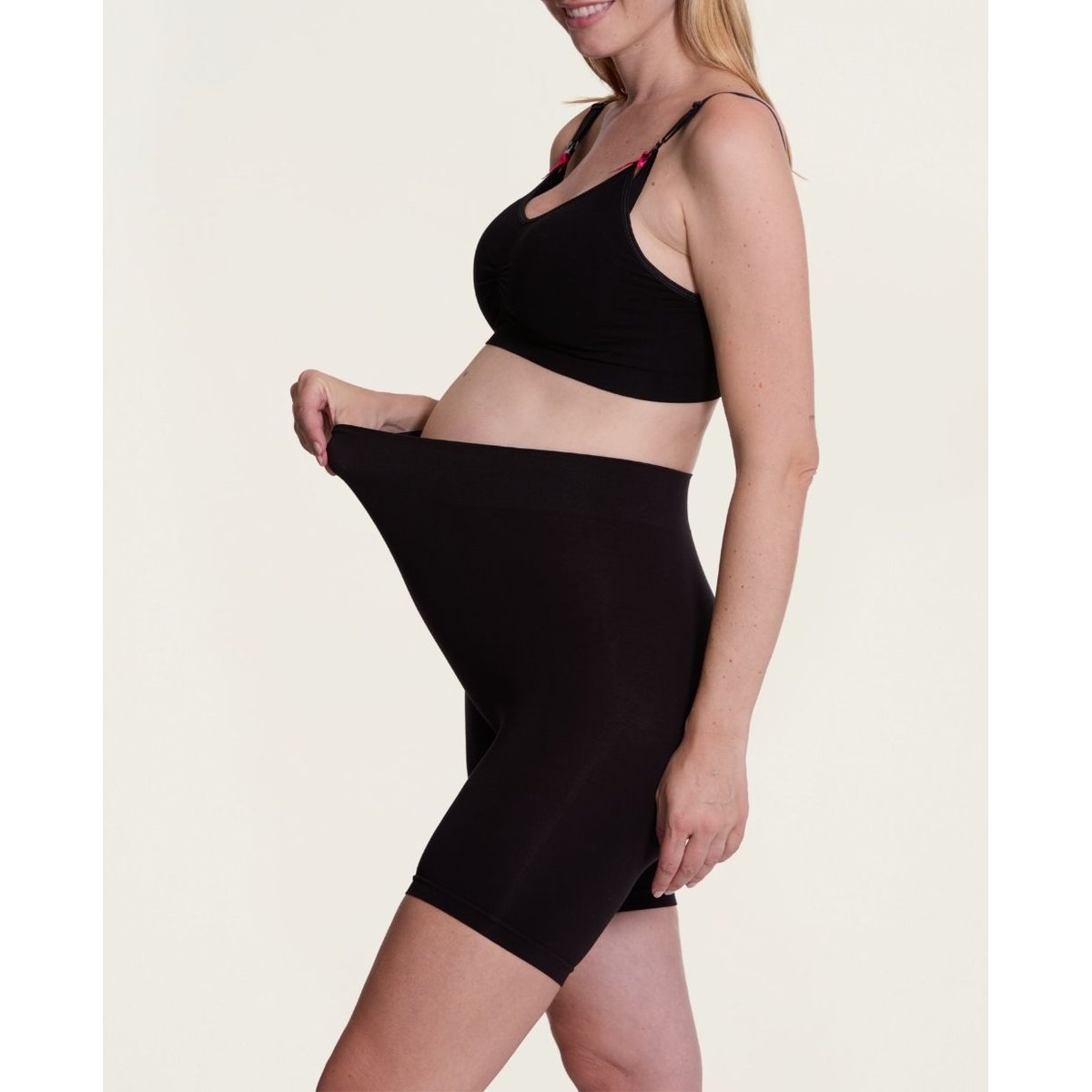Cycliste de grossesse sans couture Essentiel noir, CACHE COEUR
