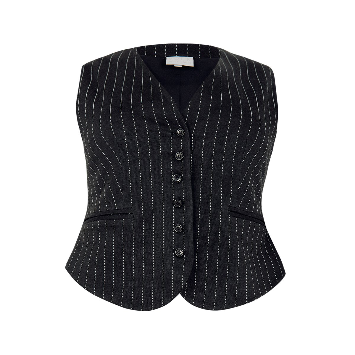 Gilet imprimé / imprimée noir, YOEK