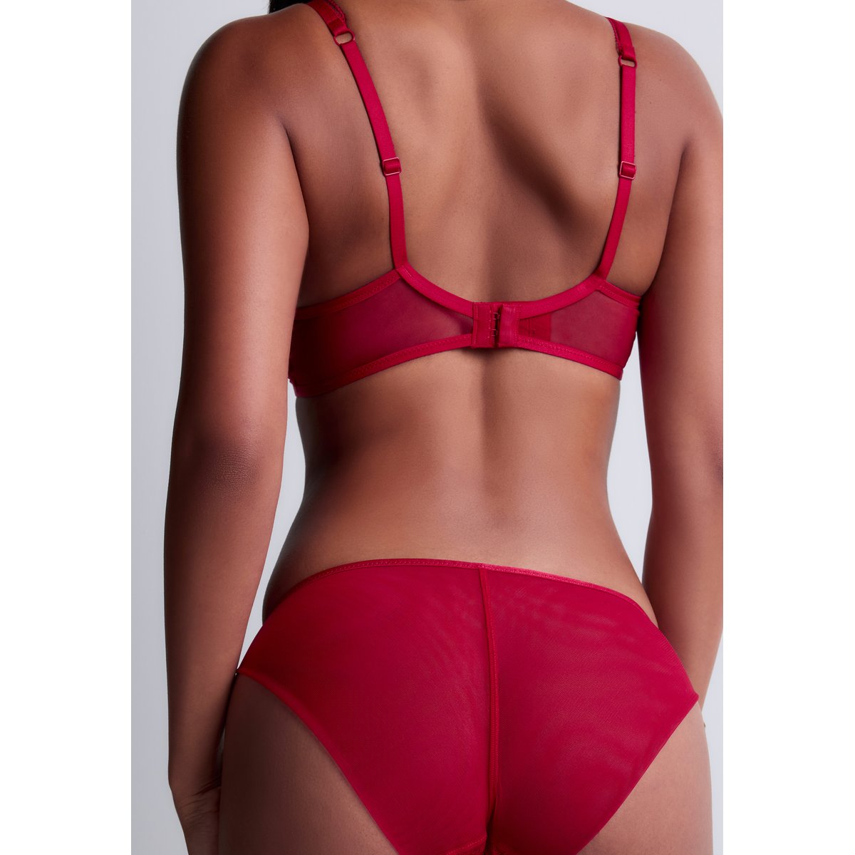 Culotte bresilienne Sense Of Illusion rouge, AUBADE