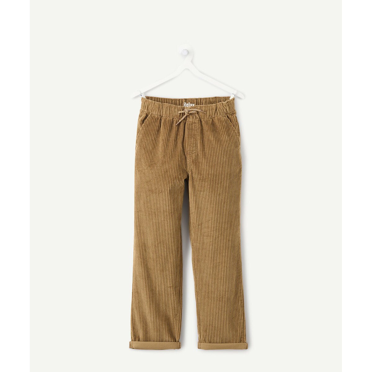 Pantalon en velours camel, TAPE A L'OEIL