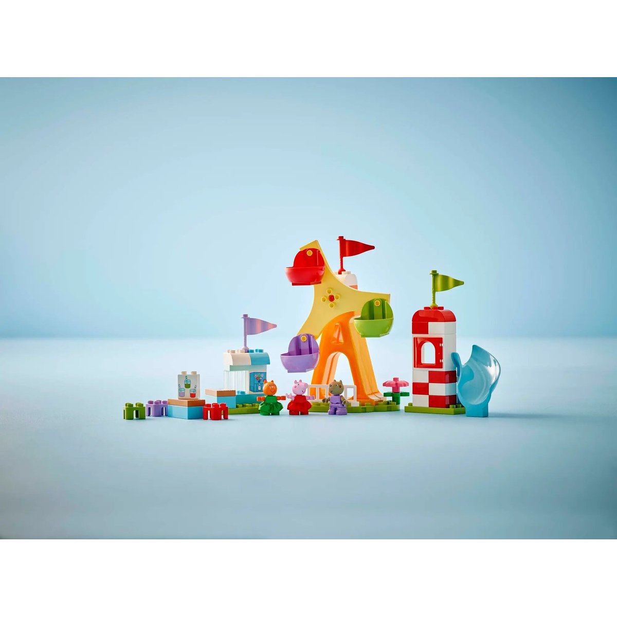 LEGO DUPLO - La fête foraine Peppa Pig - 10453 : Amusement et apprentissage multicolore, LEGO
