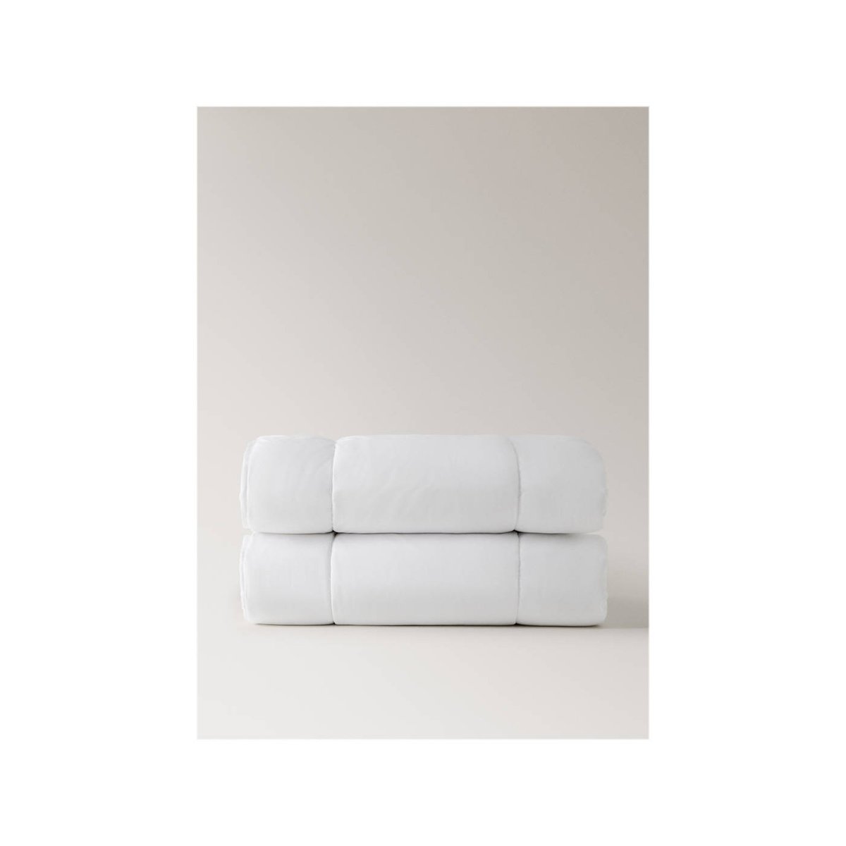 Couette microfibre 350g/m2 lit 180/200 cm blanc, MANGO HOME