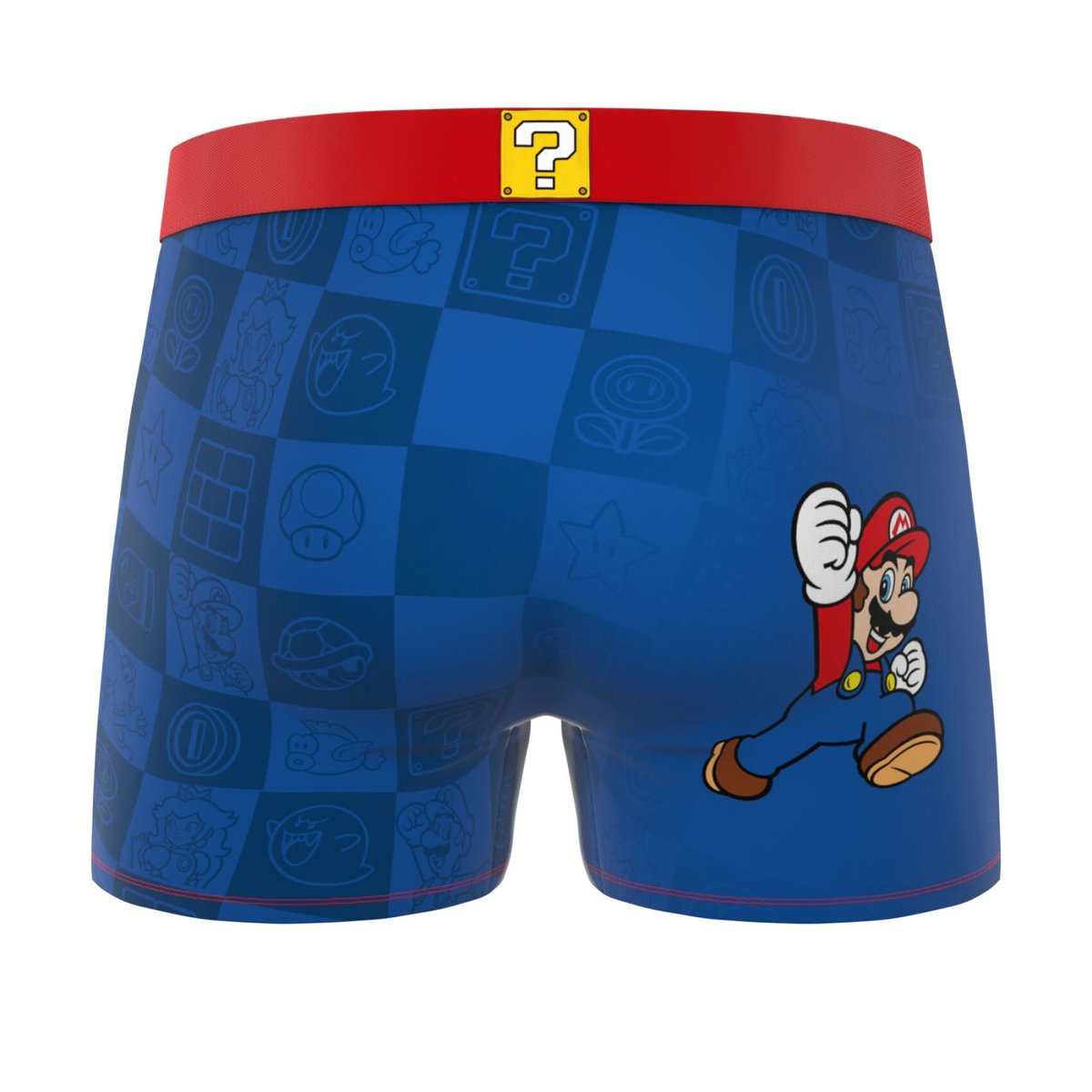 Lot De 3 Boxers Super Mario rouge/bleu/jaune/vert, FREEGUN