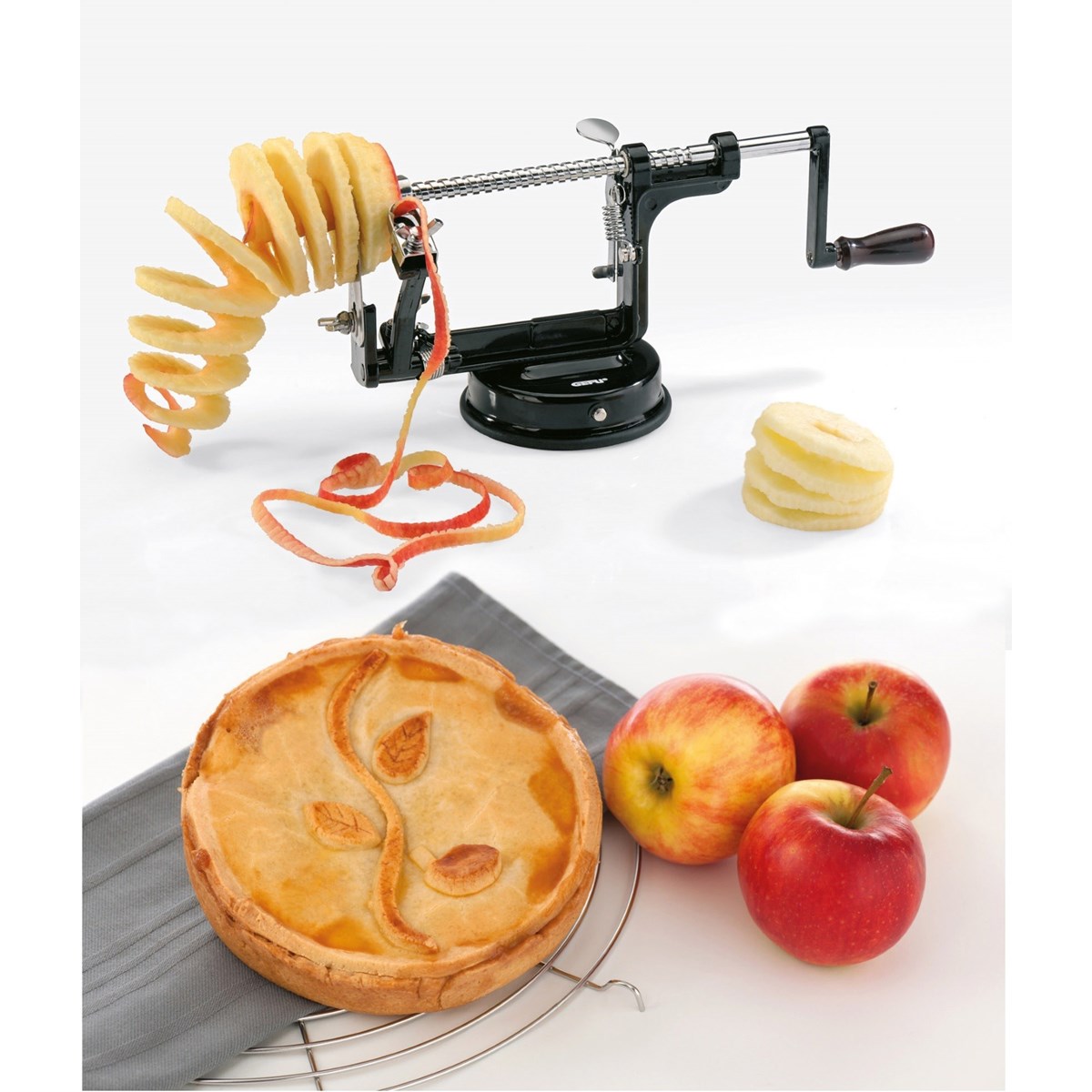 Éplucheur de pommes DELICIO argent, GEFU