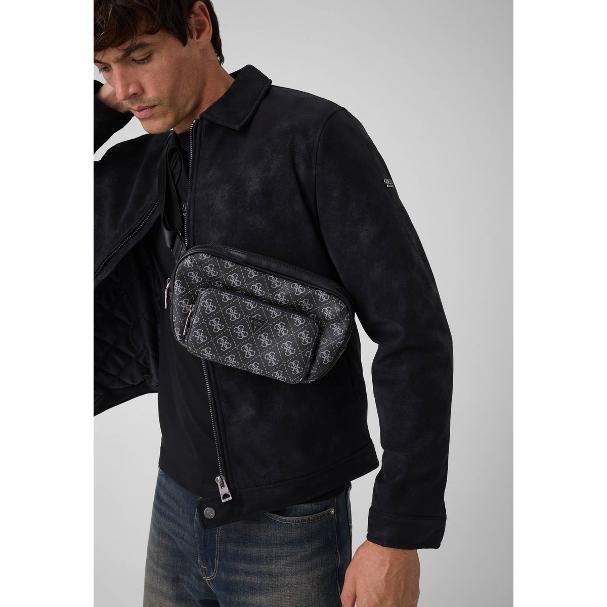 Milano Mini Banane noir, GUESS