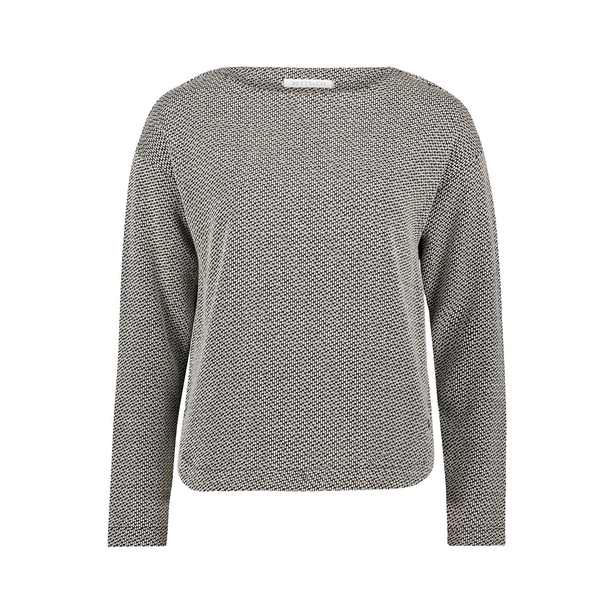 Haut casual avec structure noir/blanc, BETTY & CO