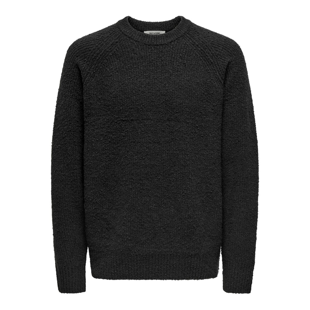 Pull En Maille noire - black, ONLY & SONS