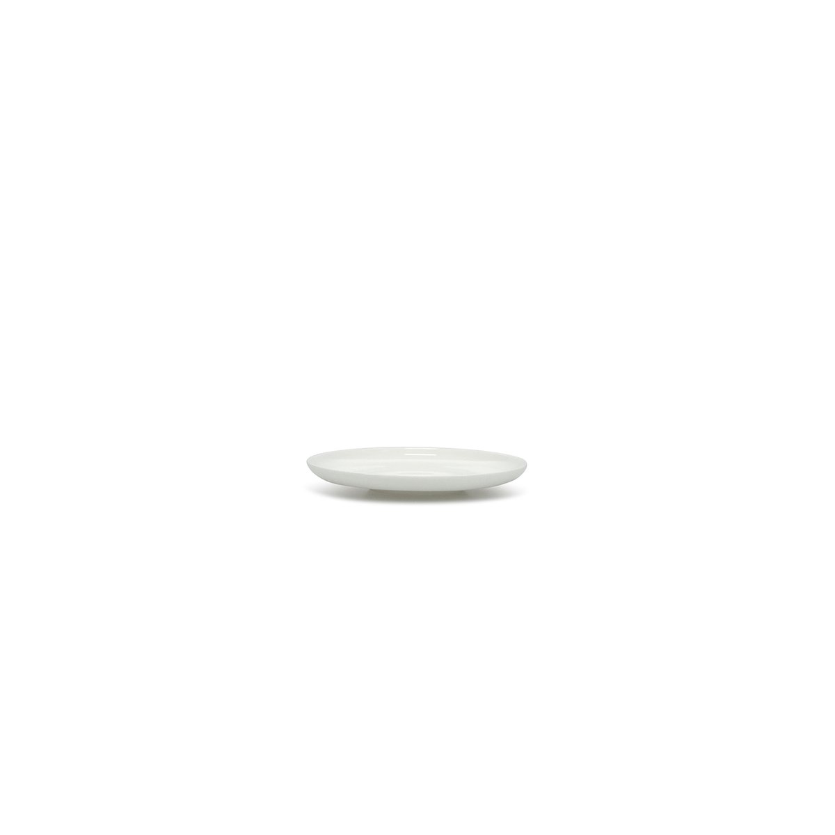 Lot de 4 soucoupes ALURA blanc, SP COLLECTION