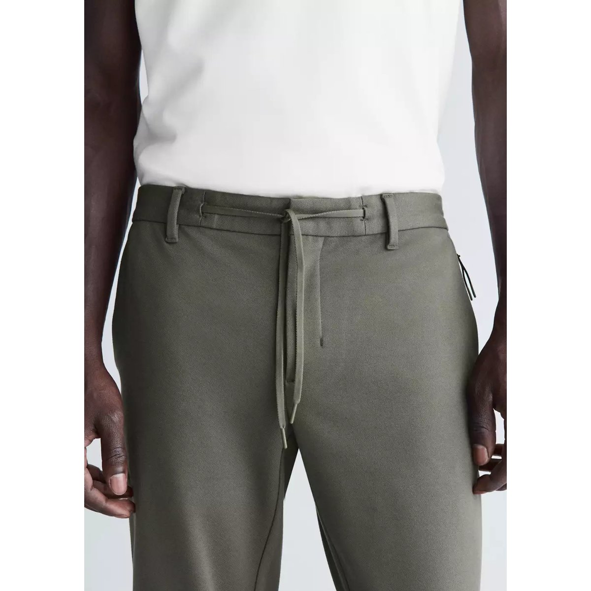 Pantalon slim fit comfort Thermolite® marron moyen, MANGO MAN