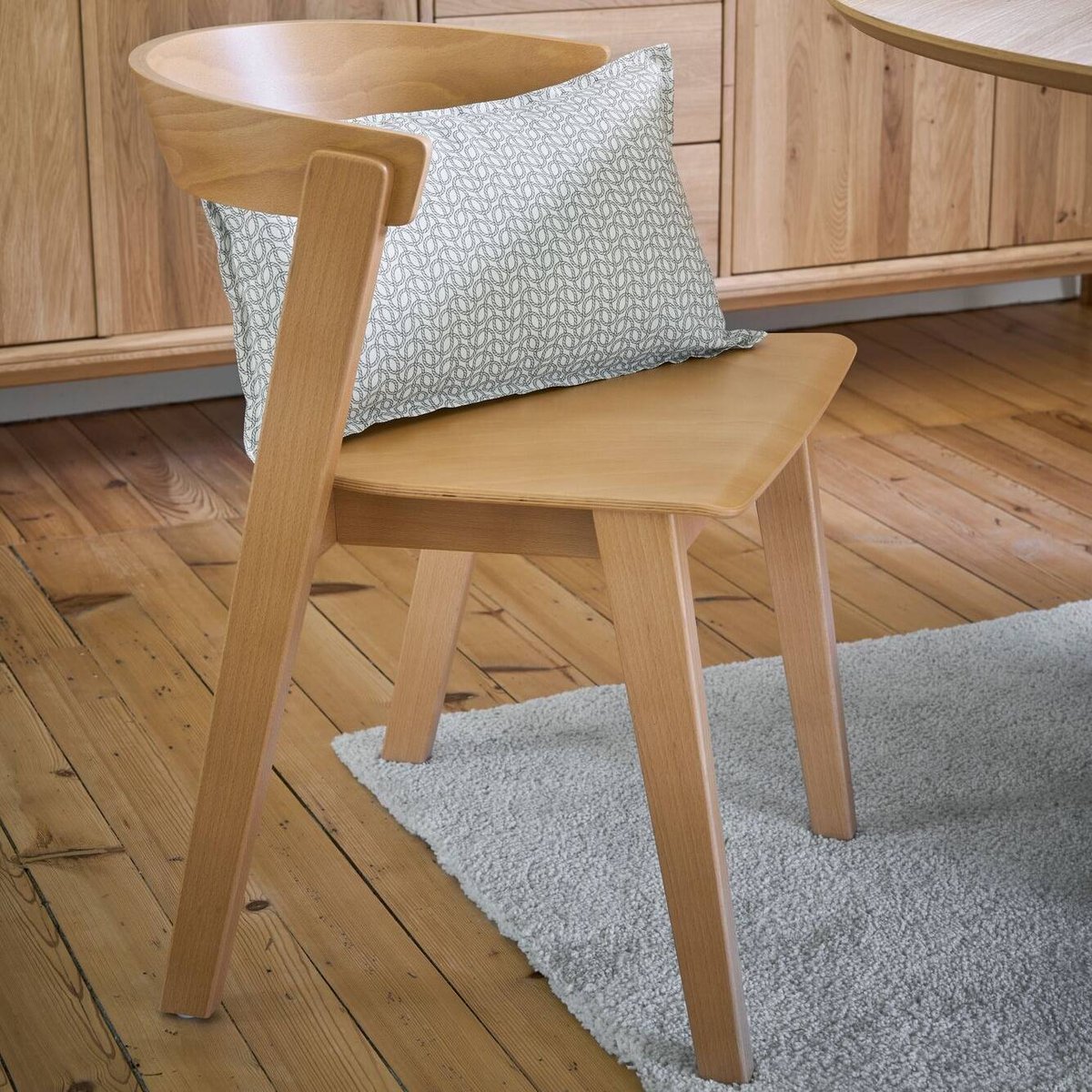 Lot de 2 chaises bois massif - TEVA bois clair, CAMIF