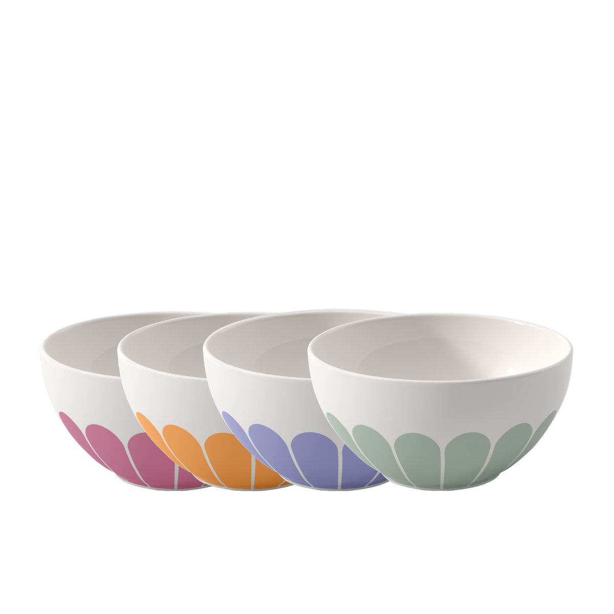 Bol À Céréales, 4 Pcs FLEUR couleur unique, VILLEROY & BOCH
