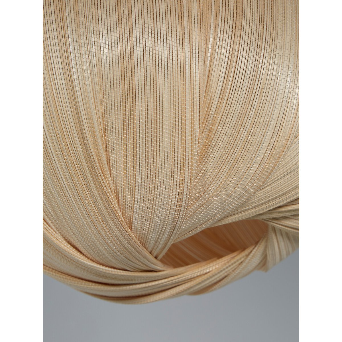 30cm Maple Round Bamboo Lampshade in Natural beige, ÉDITÉ