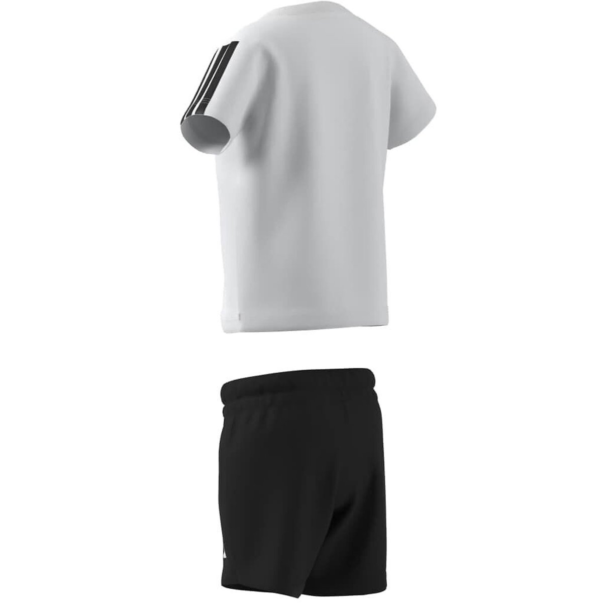 T-Shirt/Shorts Outfit white/black, ADIDAS SPORTSWEAR